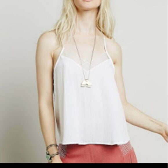 Intimately Free People White Racerback camisole - Picture 1 of 7